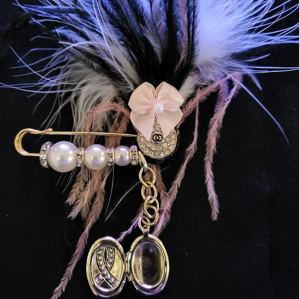 Hand made brooch - Picture 2 of 4